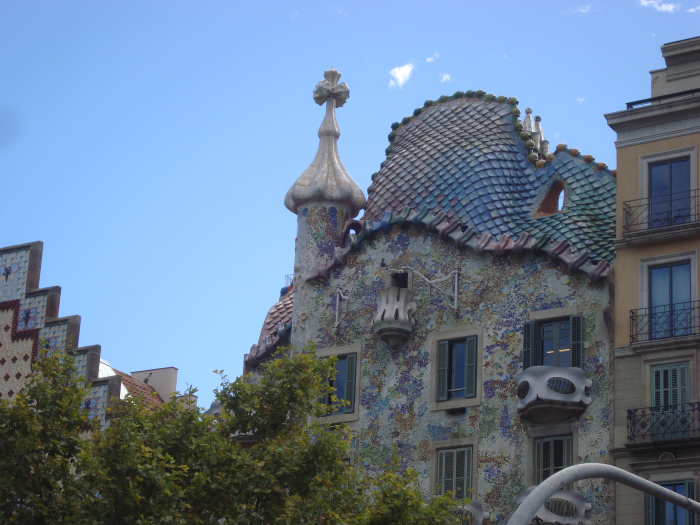 Detalhe do telhado – Casa Batló