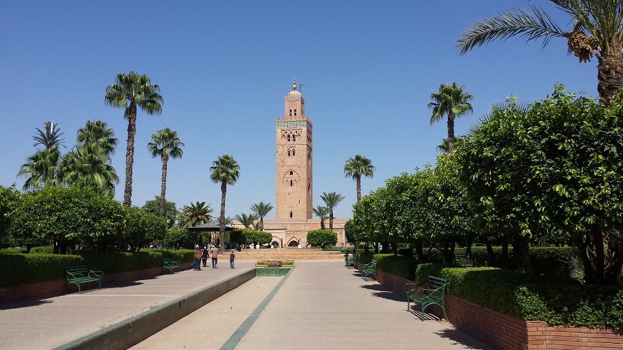 Mesquita Koutoubia, motivo de muito turismo religioso a Marrakesh