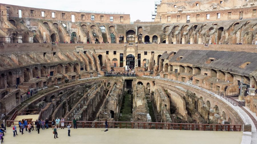 Visão interna do Coliseu - Roma