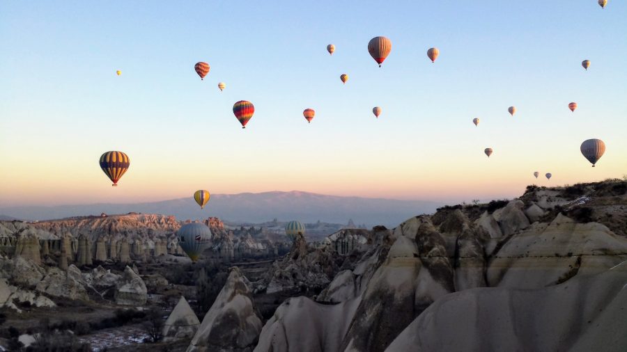 voo de balão capadócia, Turquia