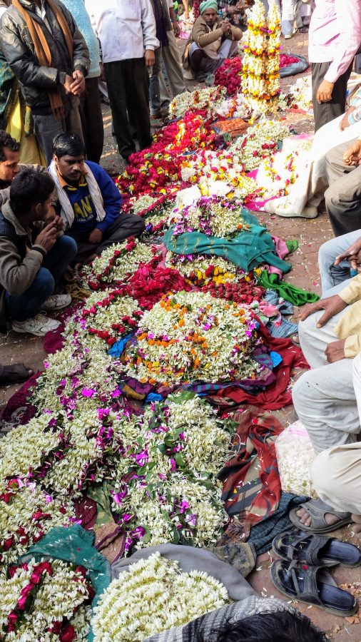 Mercado das flores - Varanasi