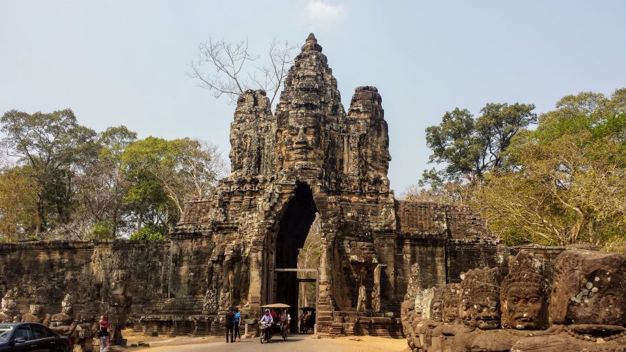 Portal de entrada para Angkor Thom