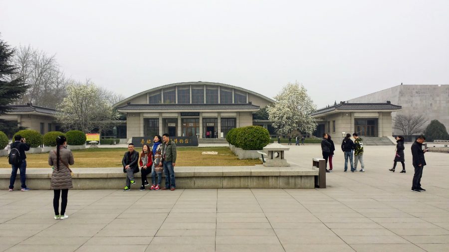 Entrada do museu com o Exército de Terracota - Xian
